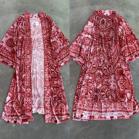 NWT Free People Enchanted Robe Maxi Velvet Small - Picture 3 of 8